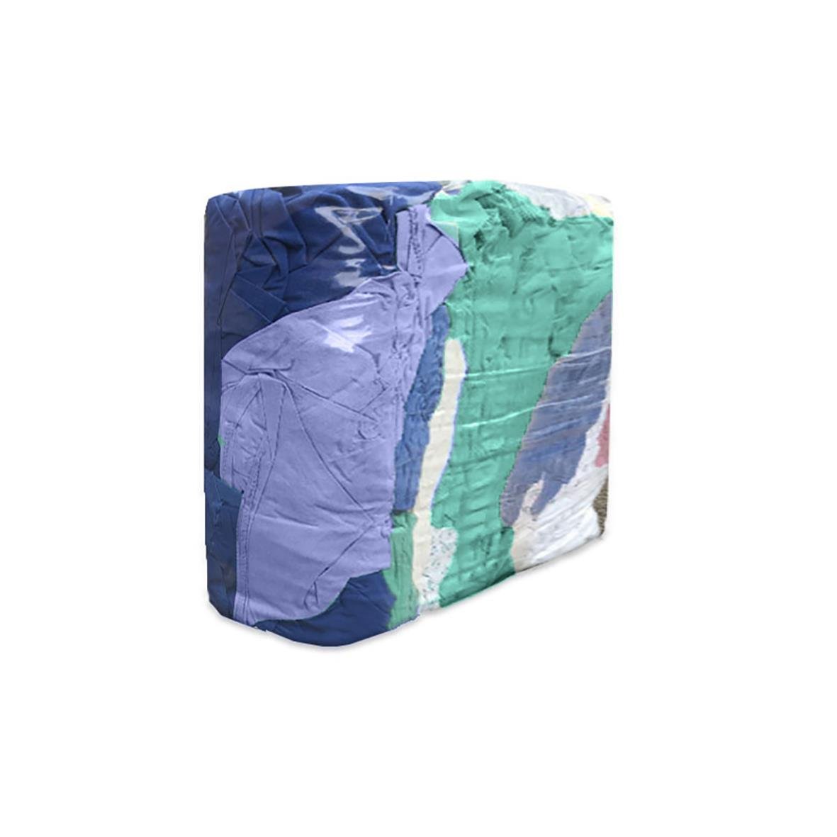 10 kg färgglada bomullstrasor i plastpåse