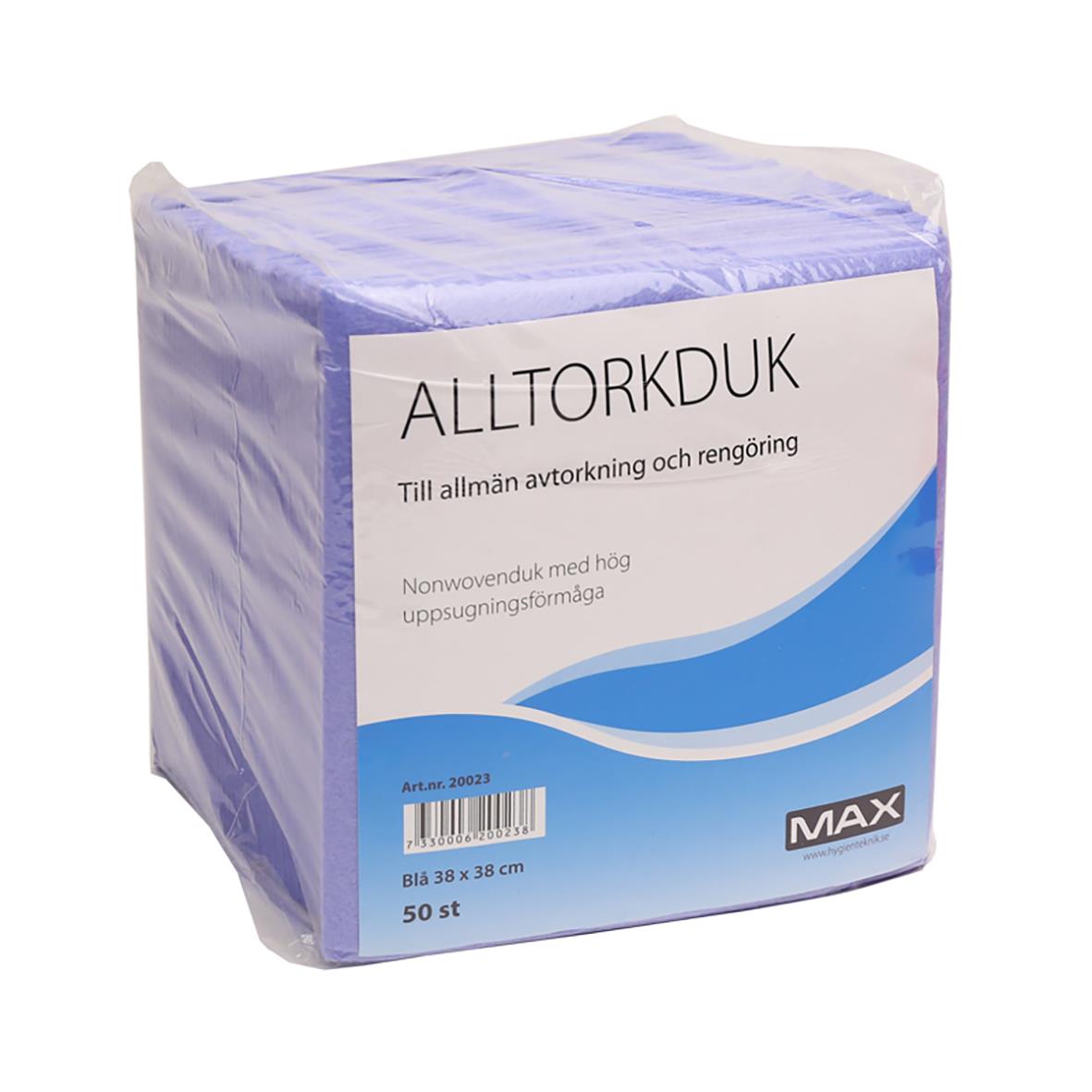 Alltorkduk Max Blå 38x38cm 53073423