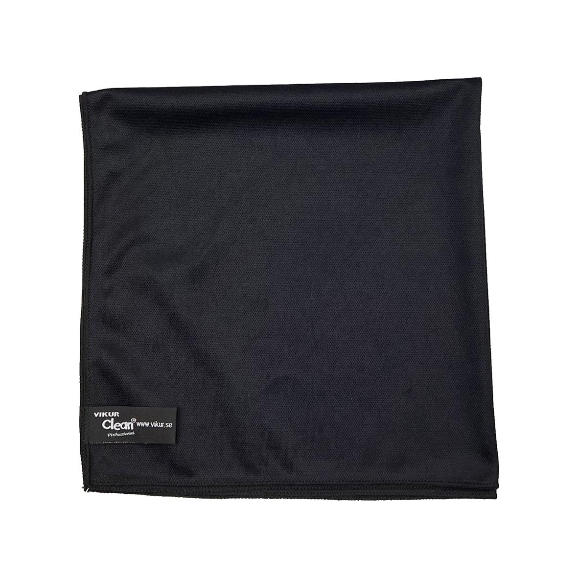 Svart mikrofiber fönsterduk 40x40cm