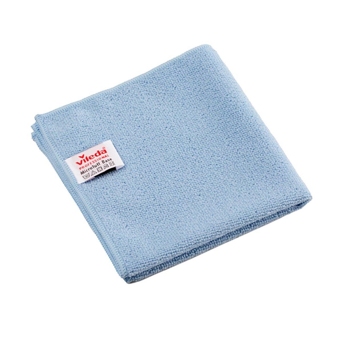 Blå mikrofiberduk Vileda r-Micro Tuff Base 36x36cm