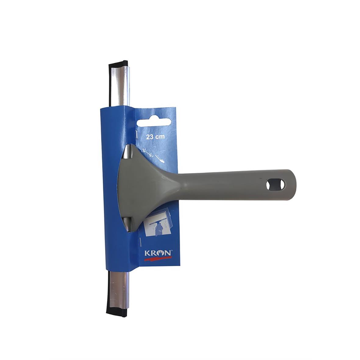 Grå fönsterskrapa på 25 cm med handtag och blad