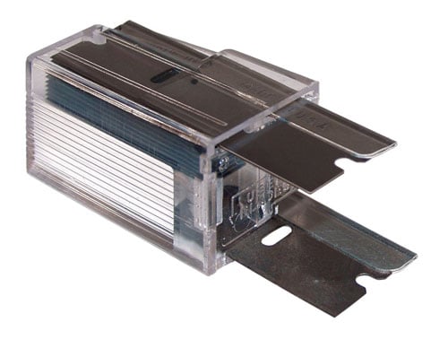 Reservblad Unger Ergotec click 4cm i transparent plastlåda