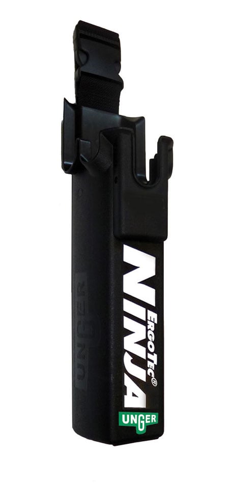 Svart Unger Ninja Ergo Tec bucket på bälte för fönsterputsning