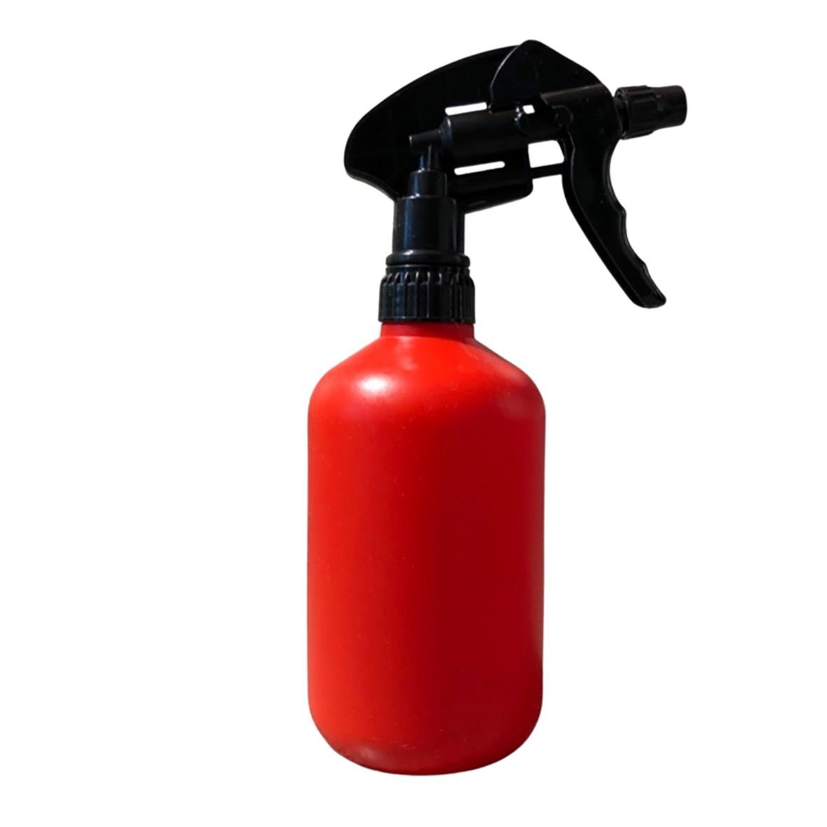 Röd sprayflaska Vikur Clean 500ml med svart sprutmunstycke