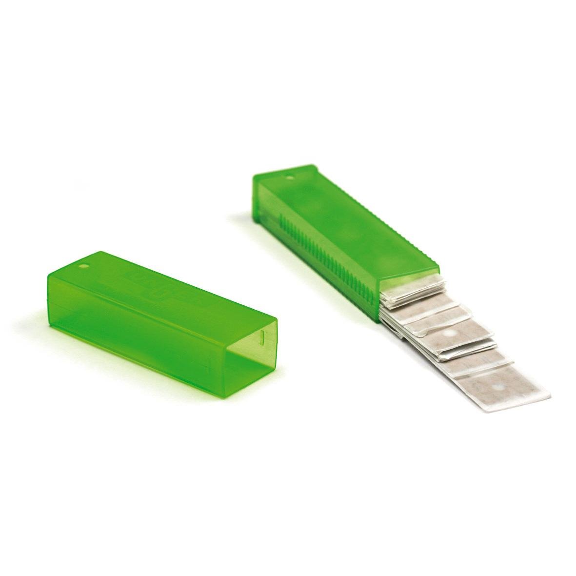 Reservblad Unger till glasskrapa 10cm, grönt plastfodral