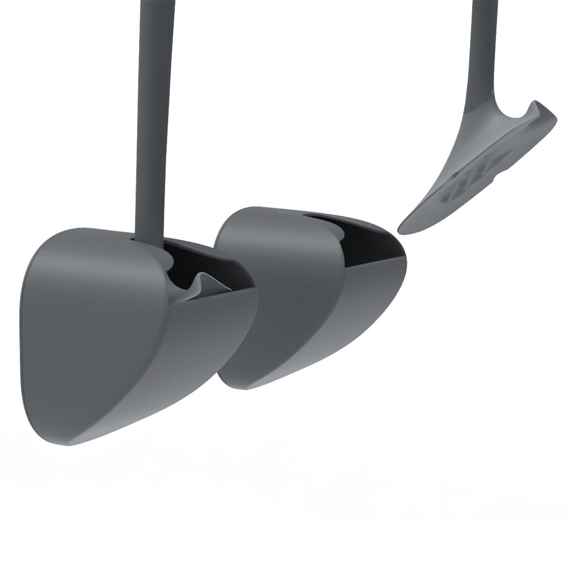 Svart toalettborste i hållare från Sanimaid Copenhagen