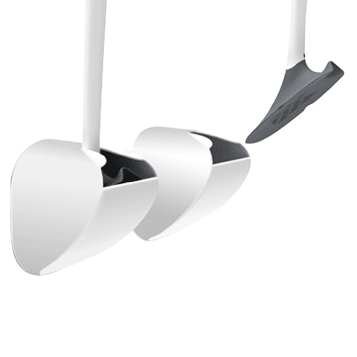 Vit toalettborste med hållare från Sanimaid Copenhagen