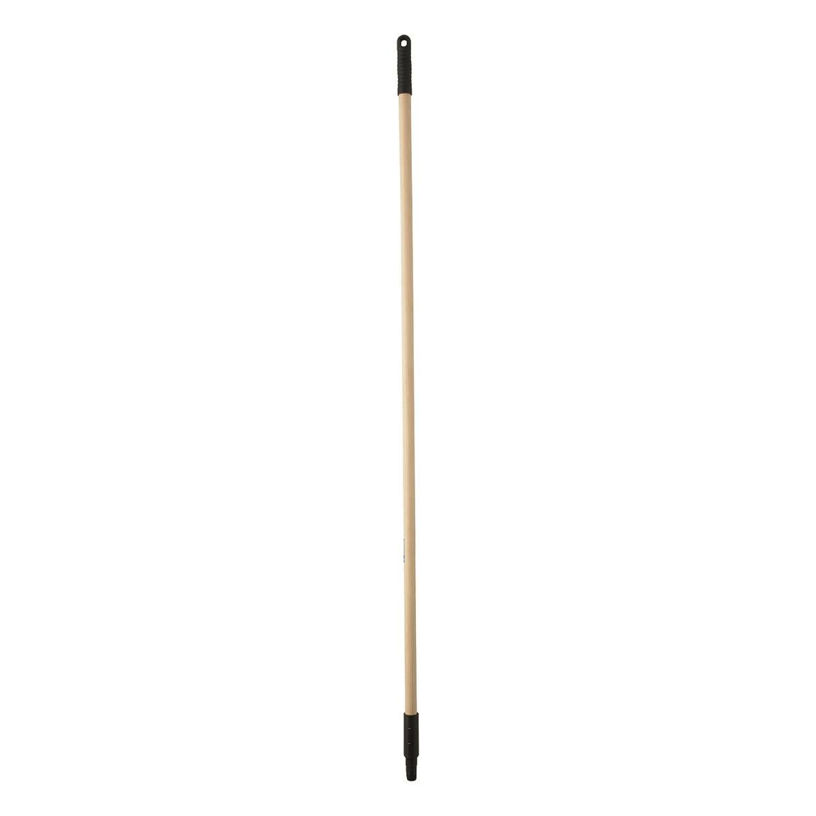 Träskaft Vikan Gängad 155cm, långt trähandtag för verktyg eller redskap