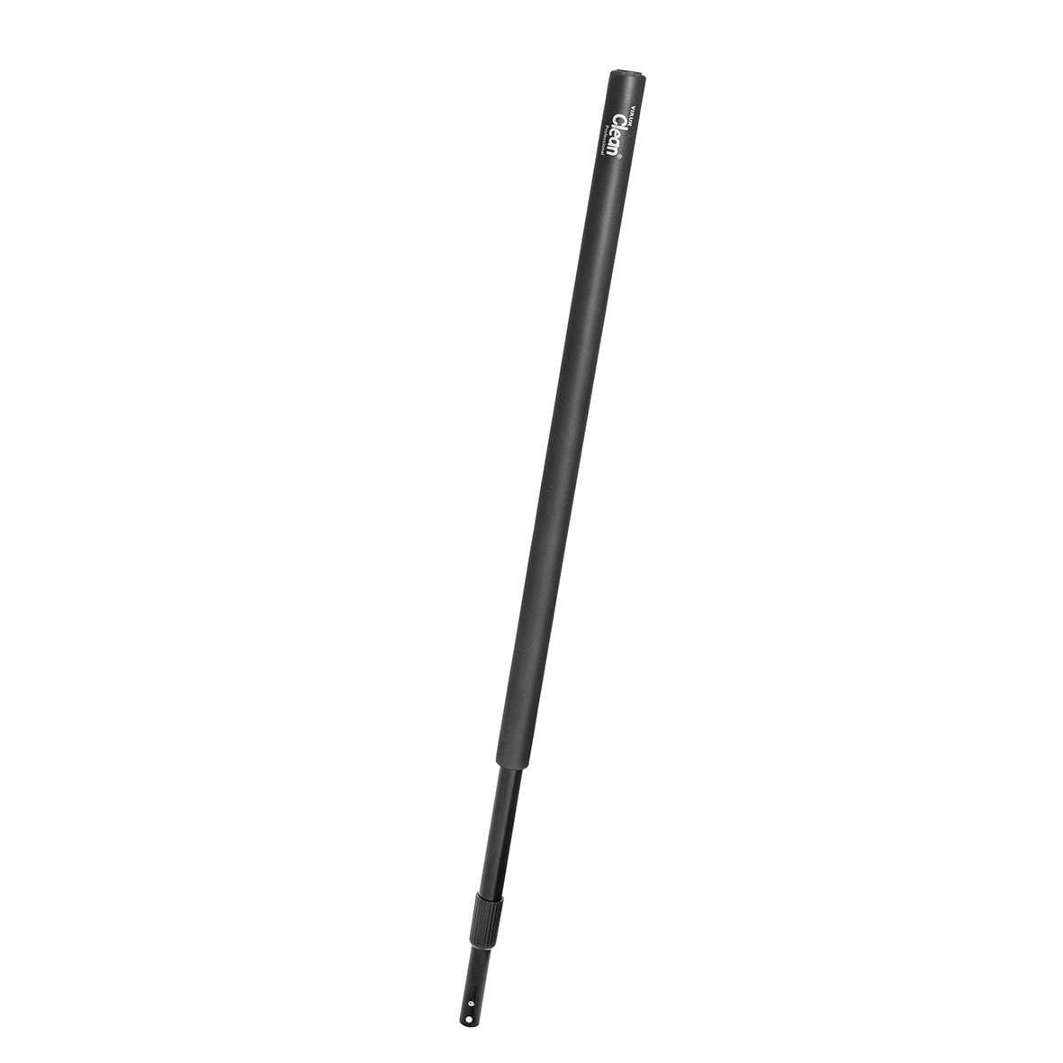 Teleskopskaft Vikur Aluminium svart 180cm, för trädgårdsarbete, förlängningsbart och lätt att använda