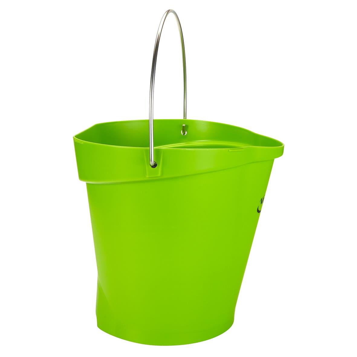 Limegrön hink Vikan Lime 12L med metallhandtag