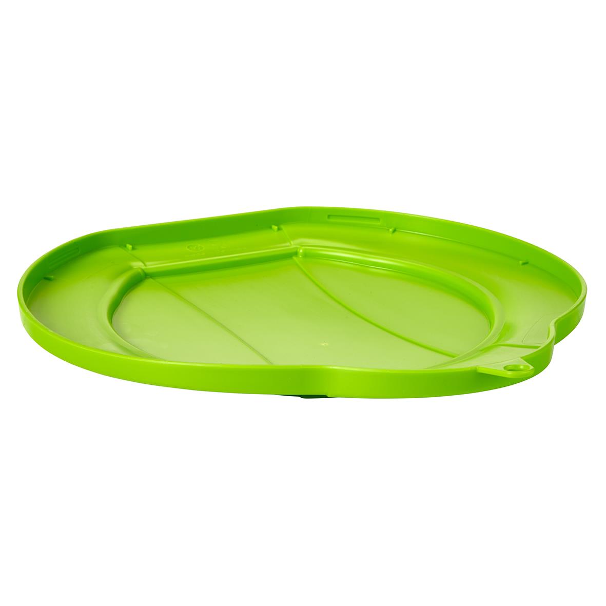 Limegrön lock till hink, 12L, rund form