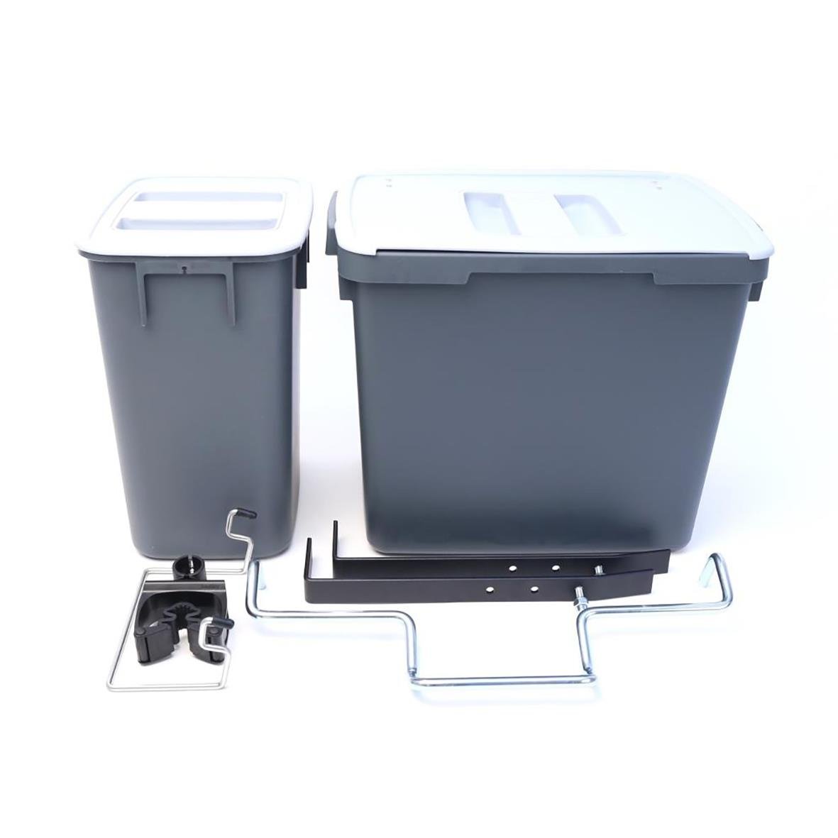 Tillbehörspaket med cirkulära behållare och tillbehör för mellanstorlek