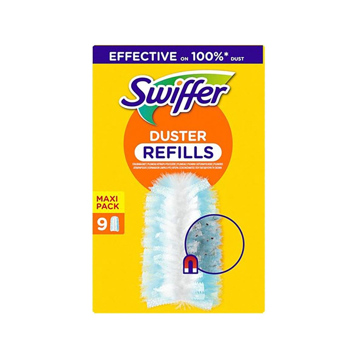 Dammvippa Swiffer Duster refill i maxipack med 9 refiller