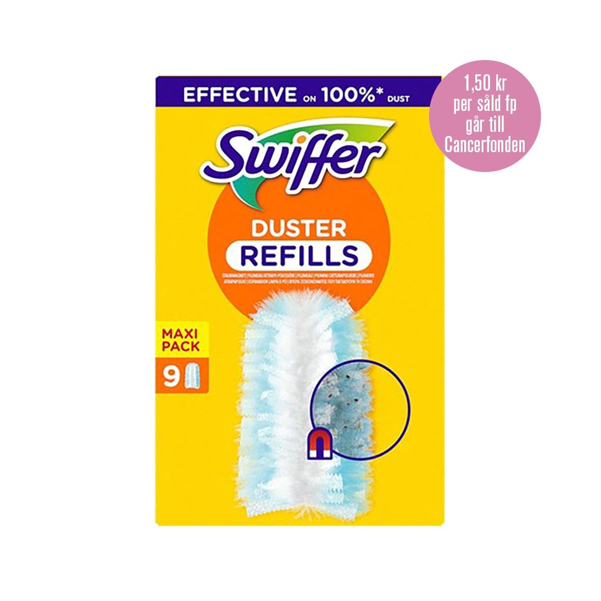 Dammvippa Swiffer Duster refill i maxipack med 9 refiller
