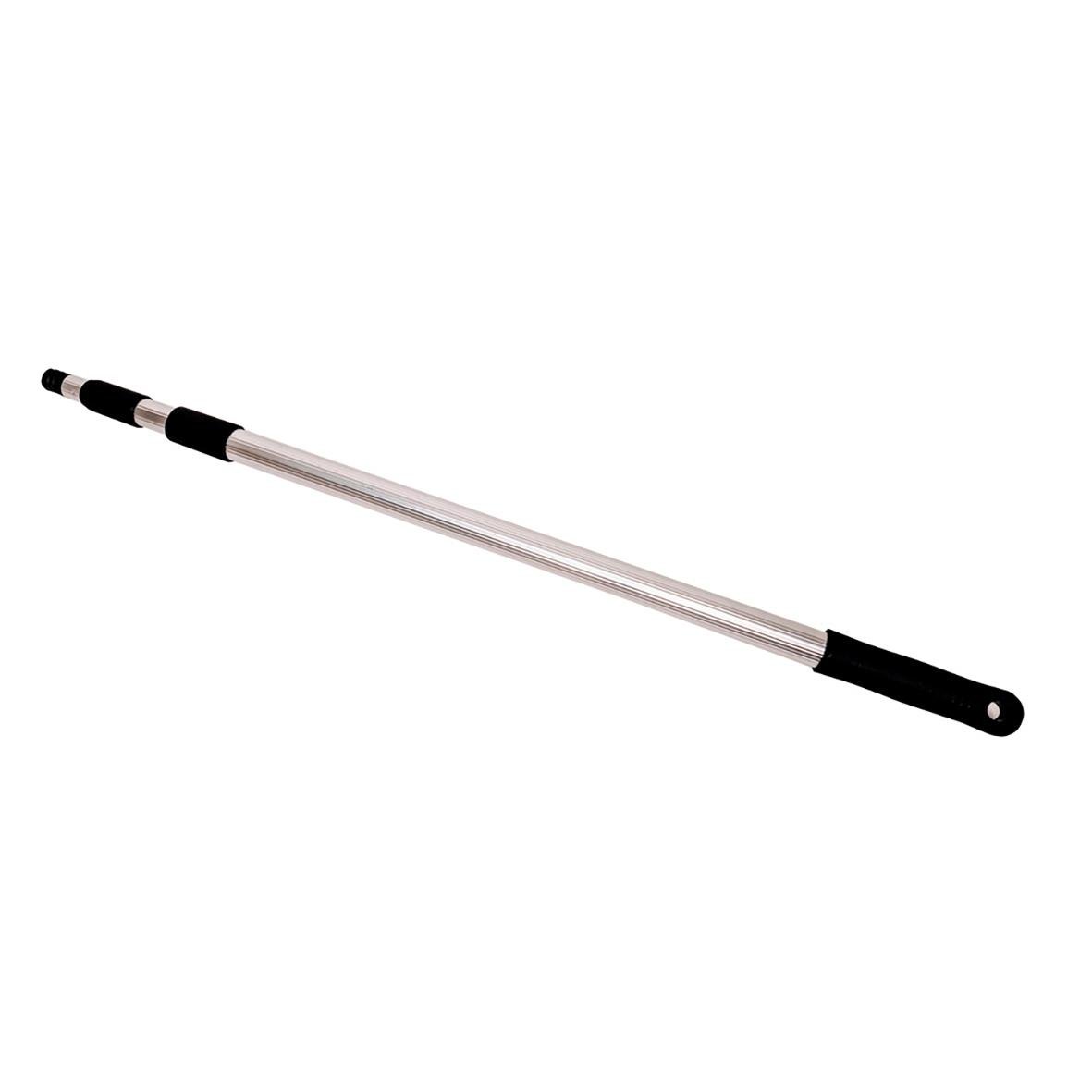 " till dammvippa, justerbar längd 74-180 cm, svart och silver"