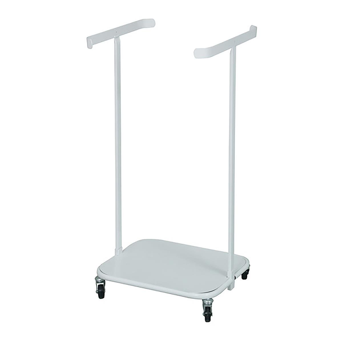 Vit sopsäcksställ Ultima T-modell med hjul, 125L kapacitet