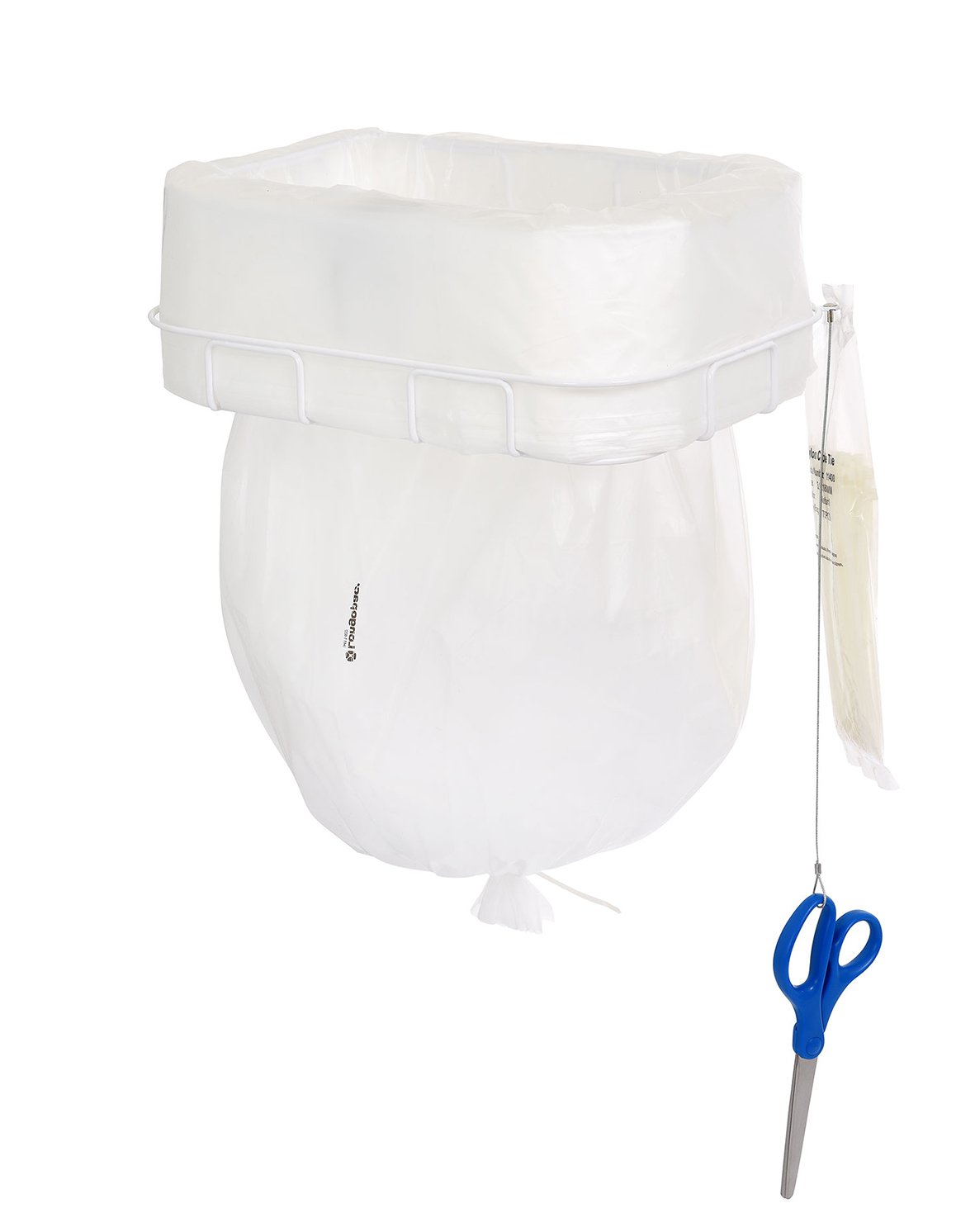 Sopsäcksställ Longopac Flex Vägg Mini Vit för sopsäckar