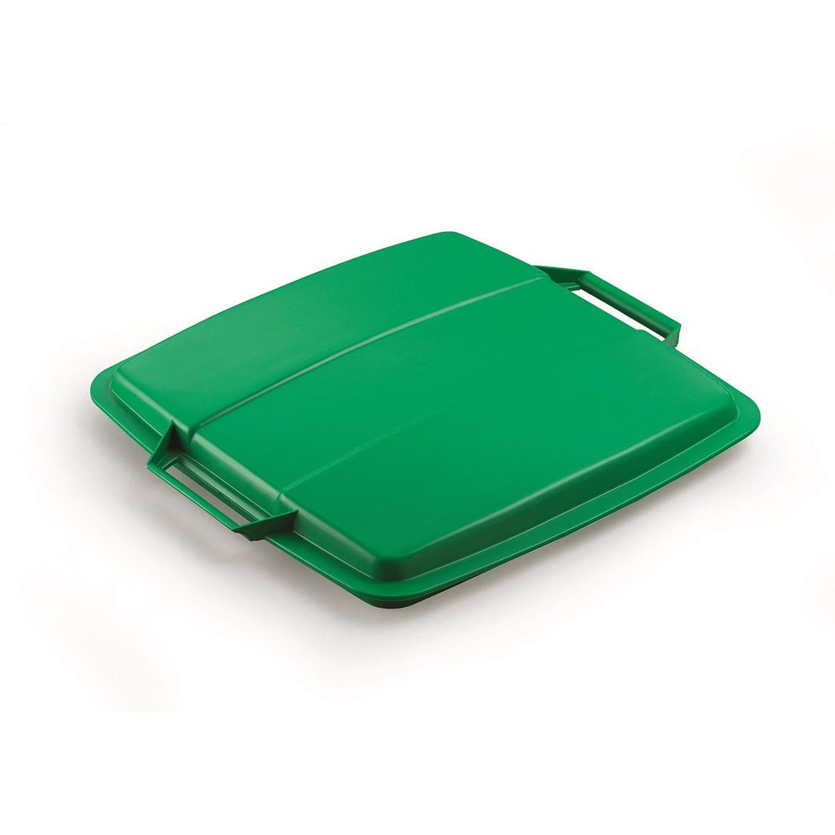 Grön lock till återvinningskärl Durabin 90, hållbar och praktisk