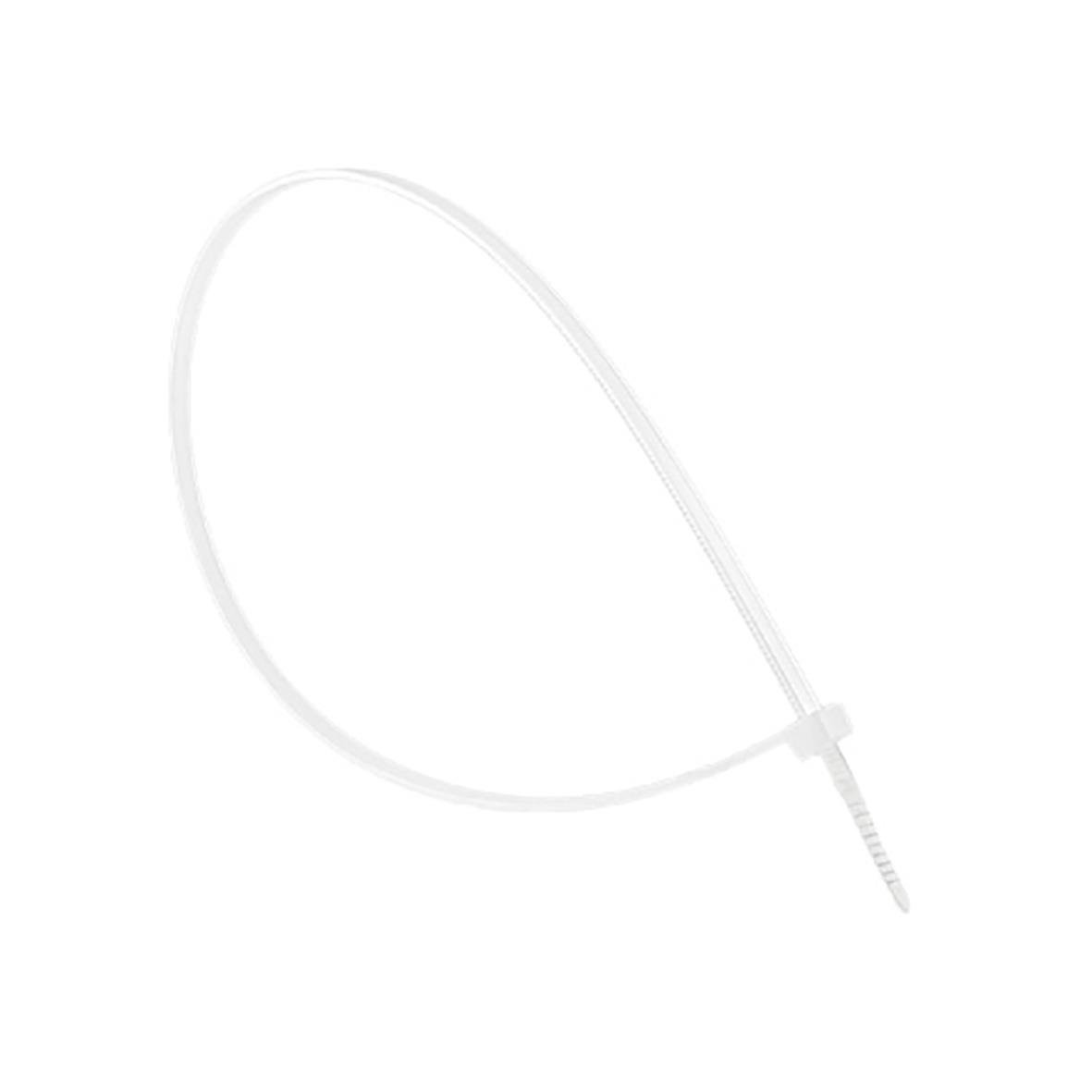 Transparanta buntbandar 370x3,6mm i 1000-pack