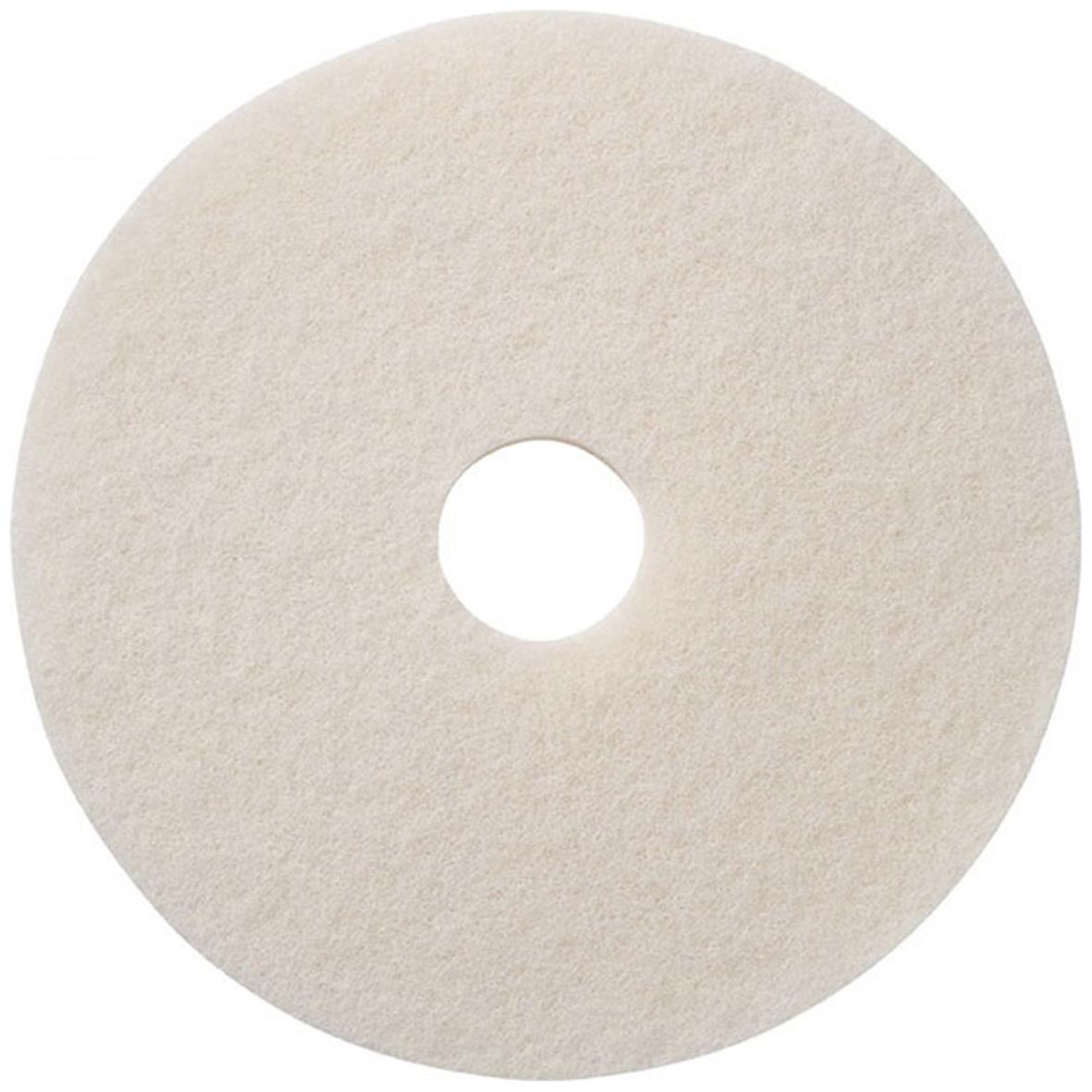 Vit skurrondell ren del standard 16 tum/406 mm