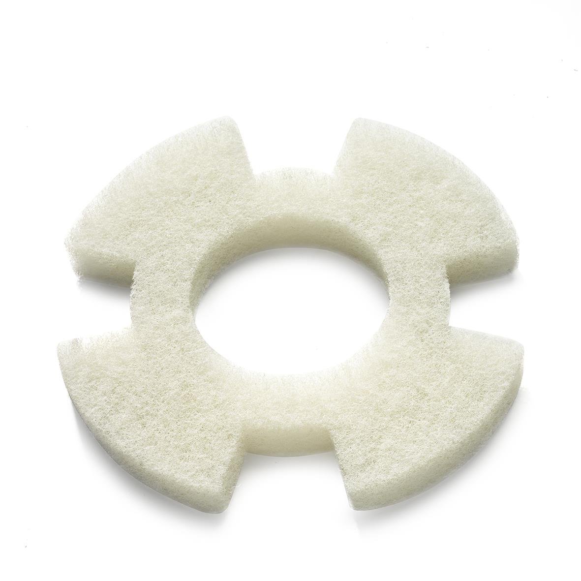 Skurrondell i-Mop XL Vit, rund och skumgummi, används för moppning