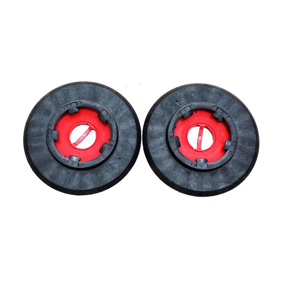 Rondellhållare Wetrok Till Delight, två svarta och röda cirkulära delar