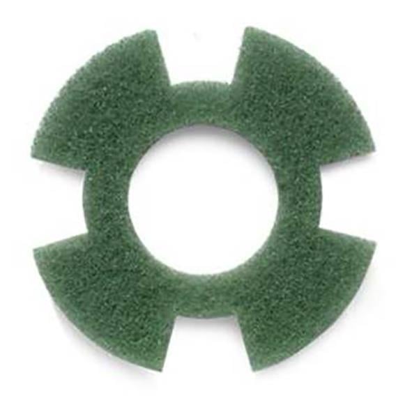 Grön skurrondell Twister Lite med fyra segment