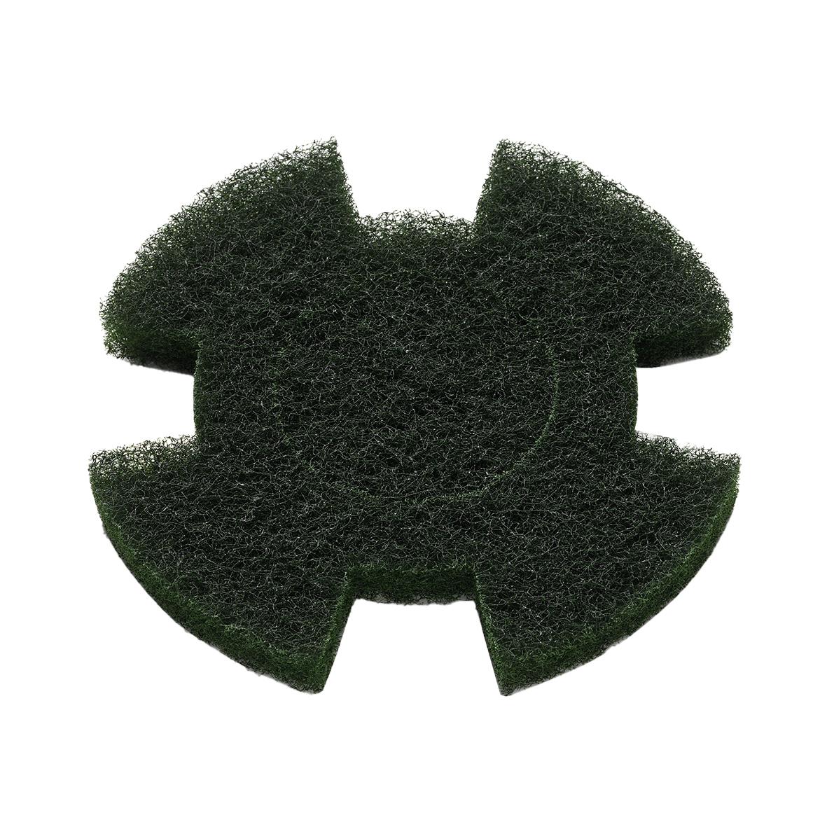 Svart skurrondell i-Mop XL med skurmaterial