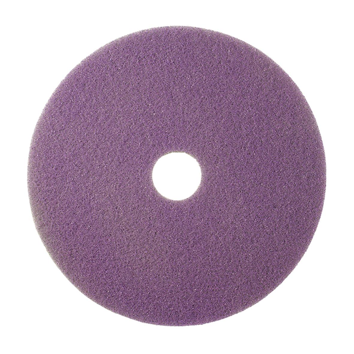 Lila skumgummiring med hål i mitten