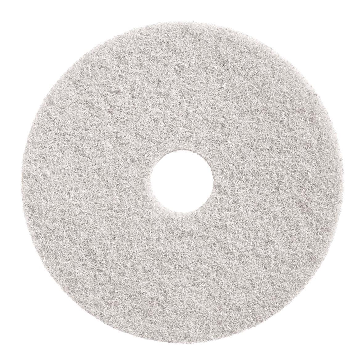 Vit skurrondell Twister Diamant 15 tum/380 mm