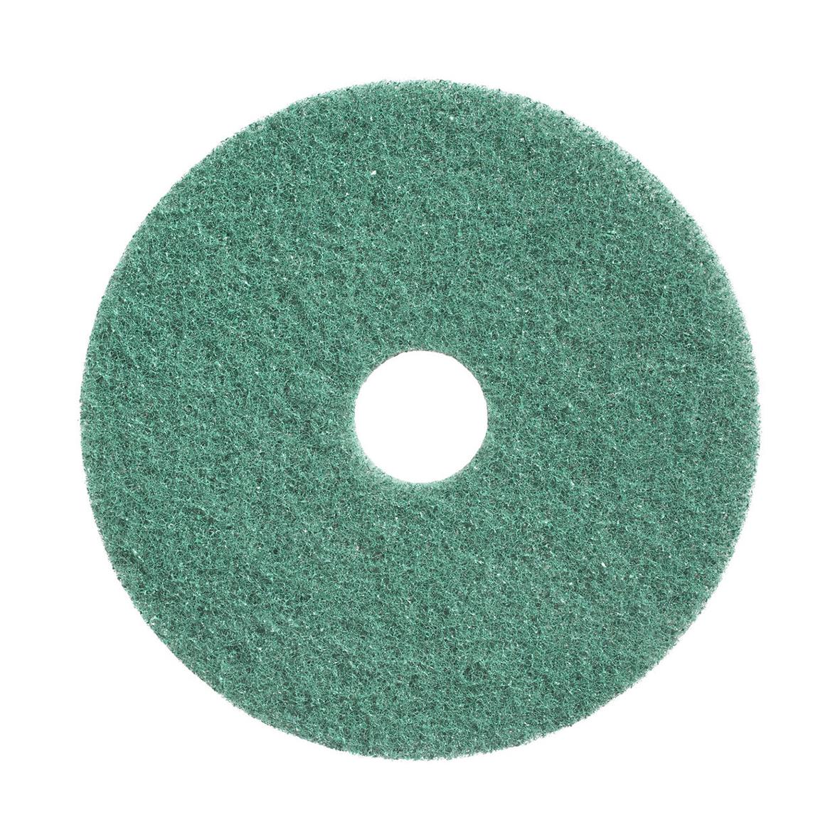 Grön skurrondell Taski Twister Ultimaxx 360, rund och slipande disk