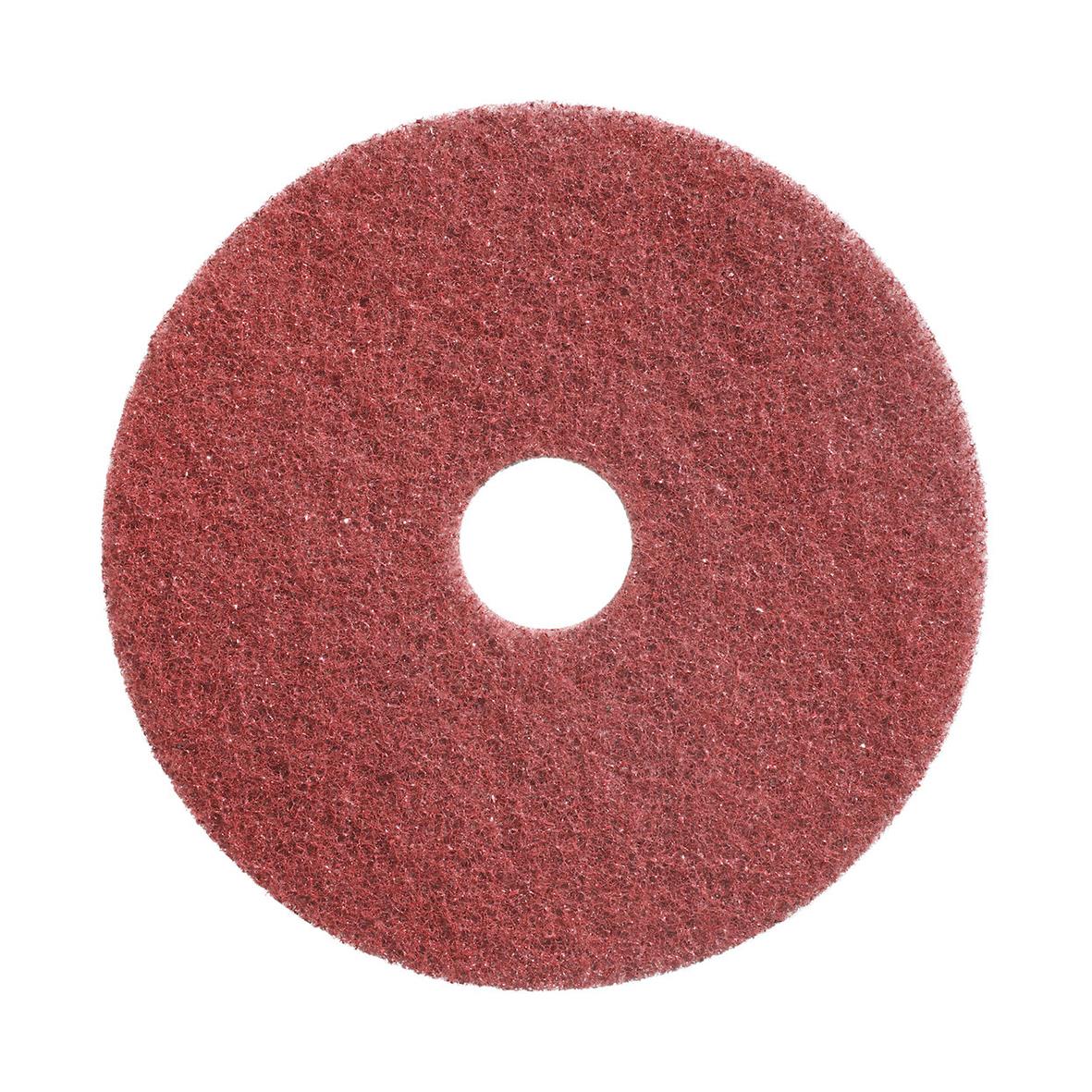 Röd skurrondell Taski Twister Ultimaxx 360, rund och slipande disk