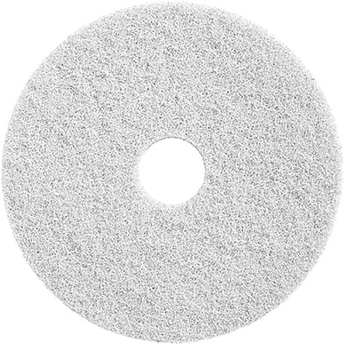 Vit diamantbeläggning skurrondell med 20 tum diameter