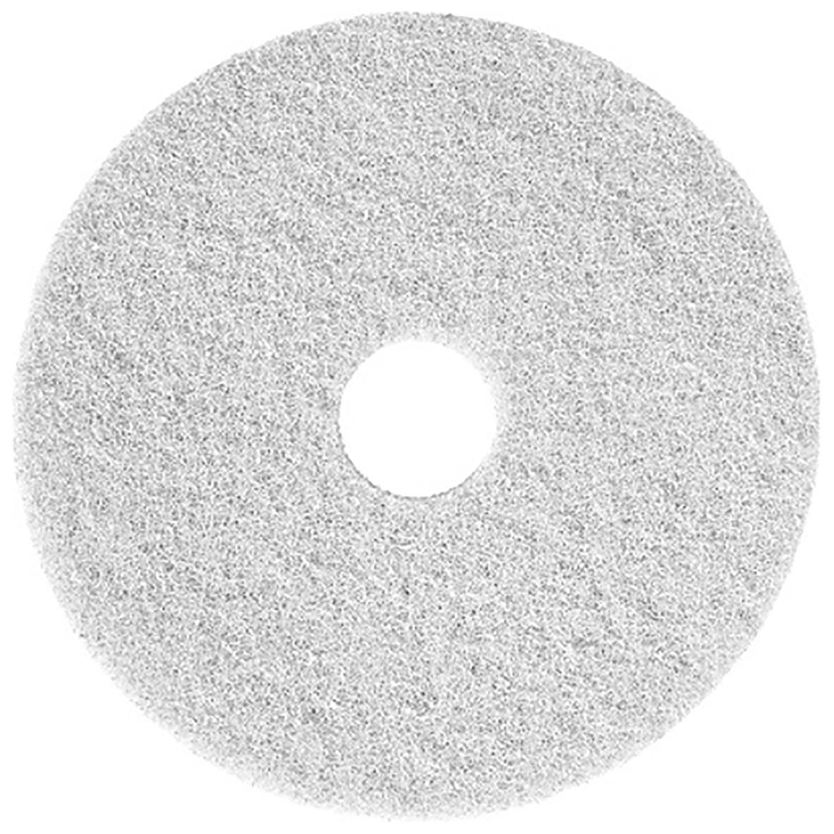 Vit diamantbeläggning skurrondell med 18 tum diameter för slipning och polering