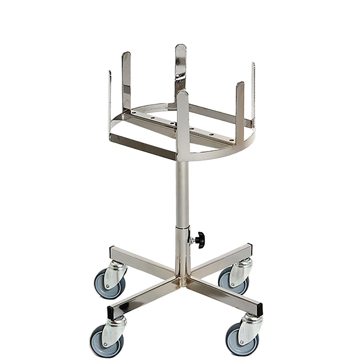 Rullstativ för sorteringstunna 37L för matavfall, med hjul och metallram