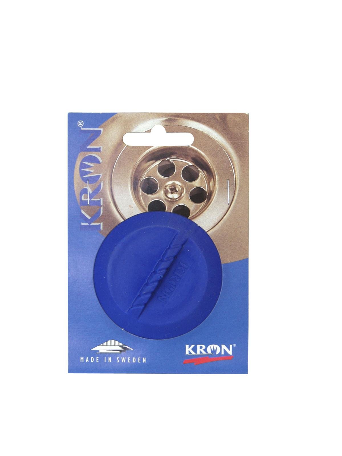 Blå diskbänkspropp Kron för sänkt sil i färgen blå