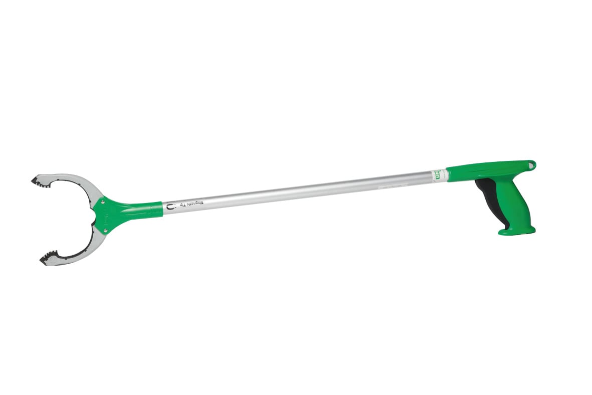 Skräpplockare Unger Nifty Nabber Trigger 90cm med grön handtag och metallarm