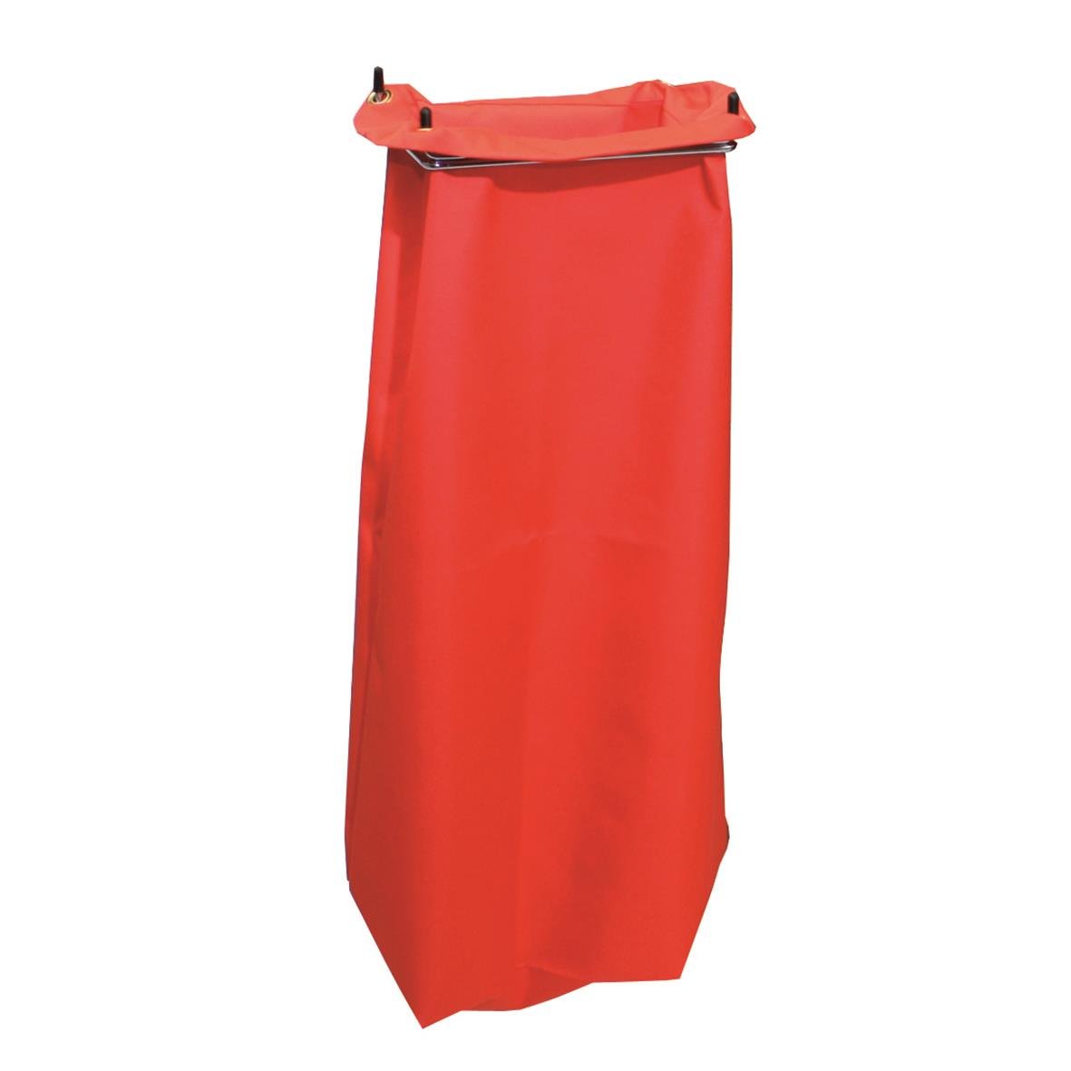 Stor röd tvättsäck med måtten 260x180x700mm