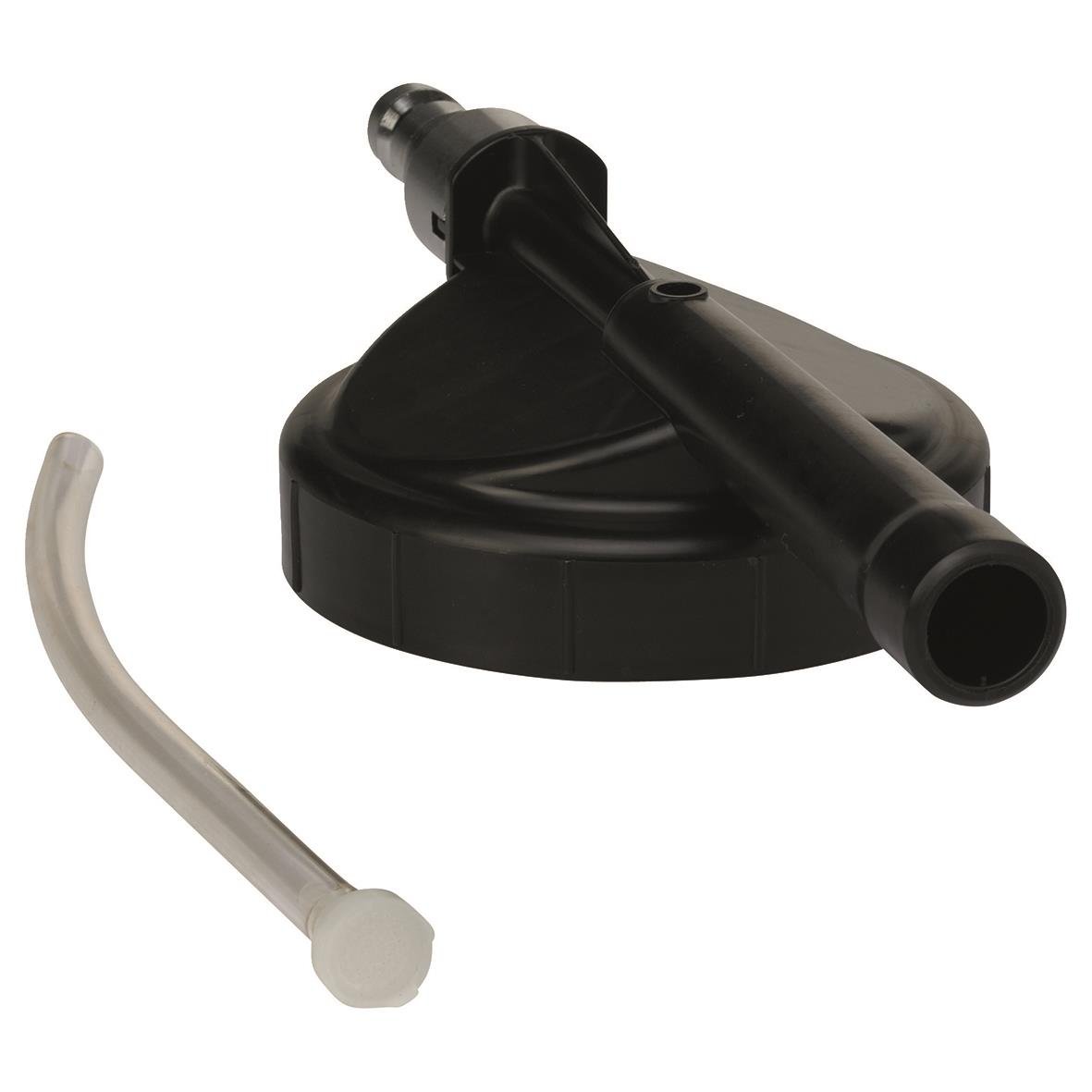 Svart injektor Vikan med sugslang och vit nyckel