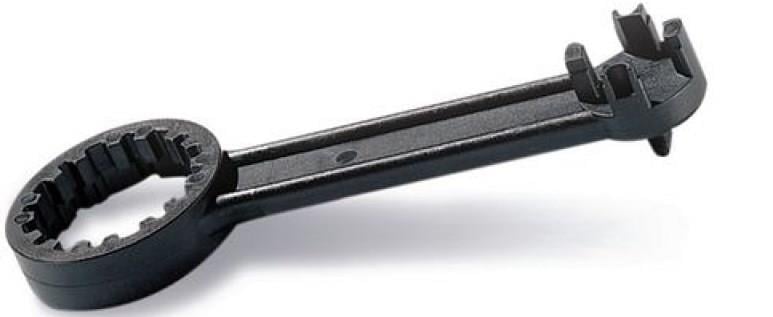 Dunköppnare för 10L och 20L-dunkar, svart verktyg