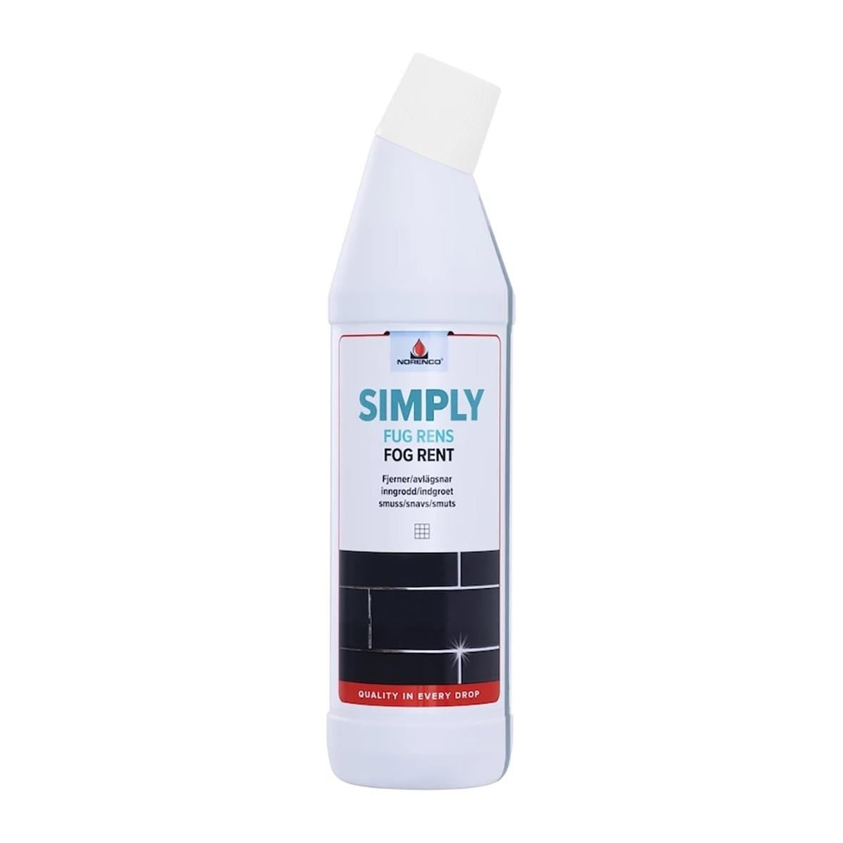 Grovrent Norenco Simply Fog Rent 750ml, rengöringsmedel för dimma och fog