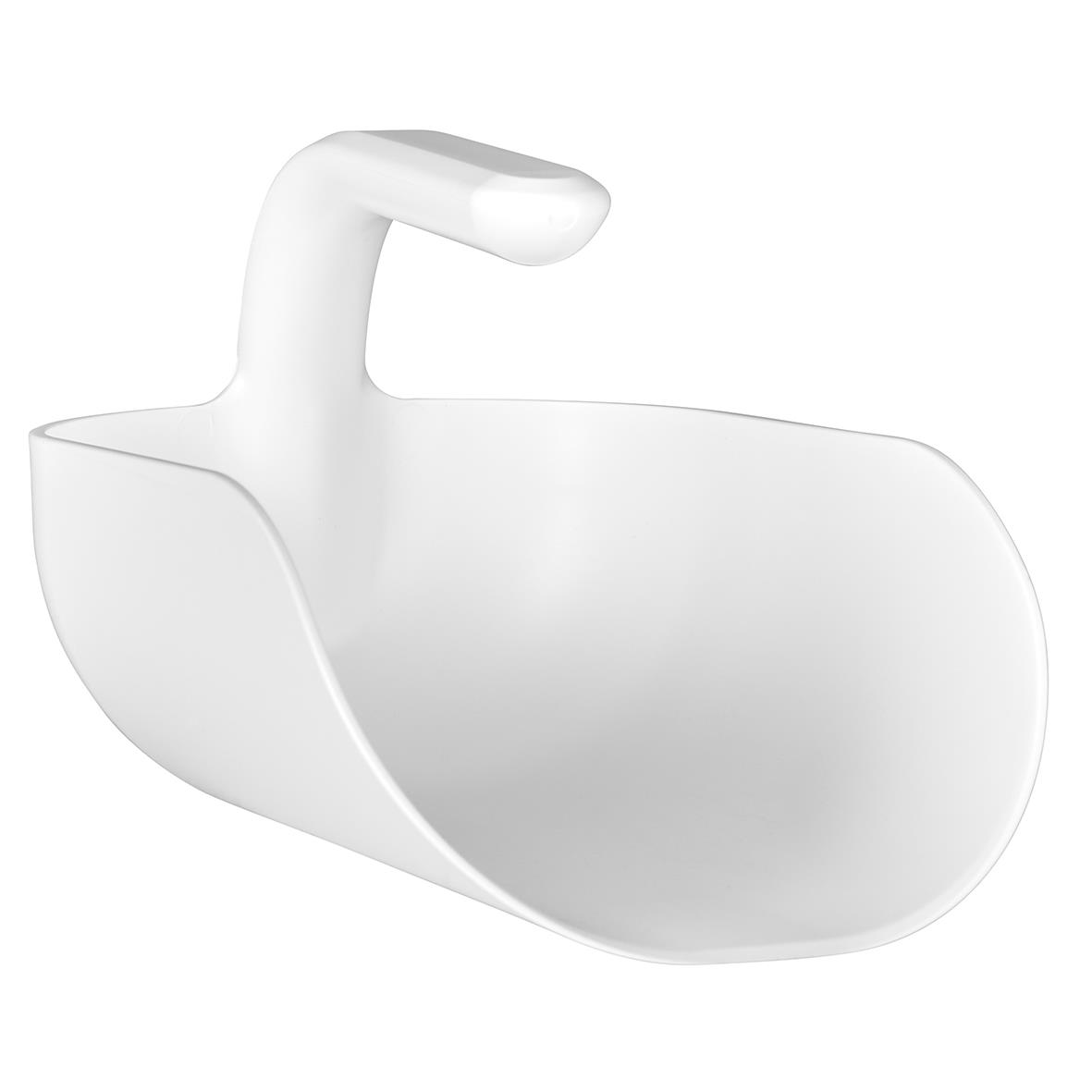 Vit ergonomisk skopa Vikan med 2L kapacitet