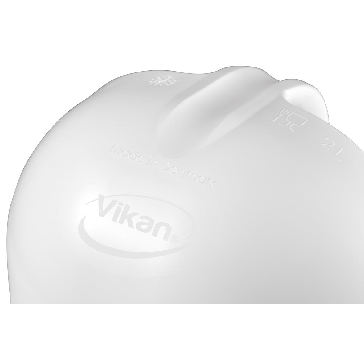 Vit ergonomisk Vikan skopa med 2L kapacitet