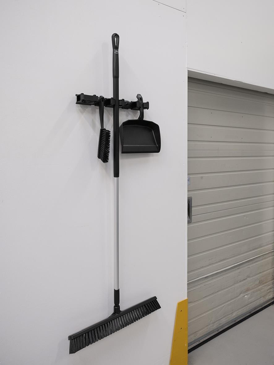 Väggupphängning Vikan Hi-Flex Grå 420mm med sopborste och skrapa