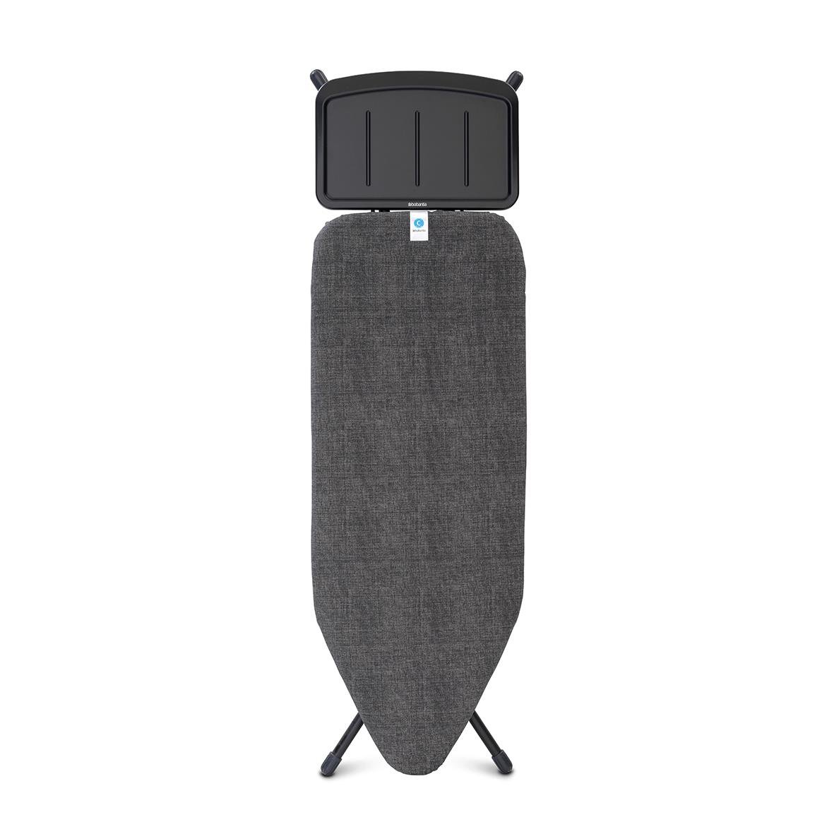 Strykbräda Brabantia Solid Ångstationshållare i svart med måtten 160x48x7,5cm