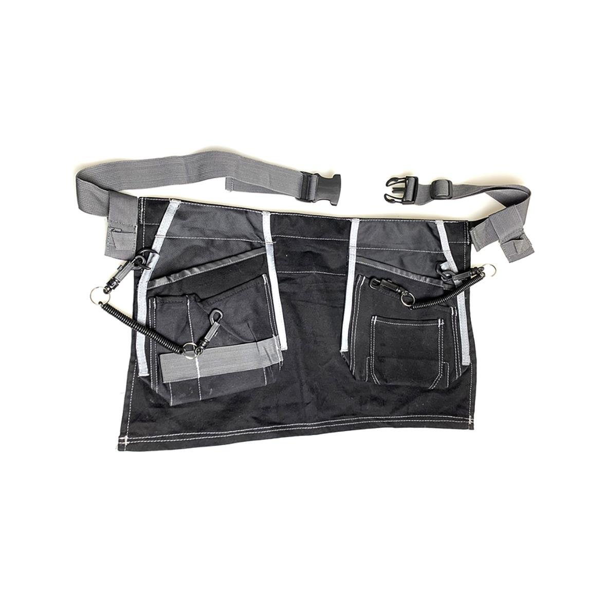 Svart städ- och redskapsbälte Vikur Clean med flera fickor och justerbar midja