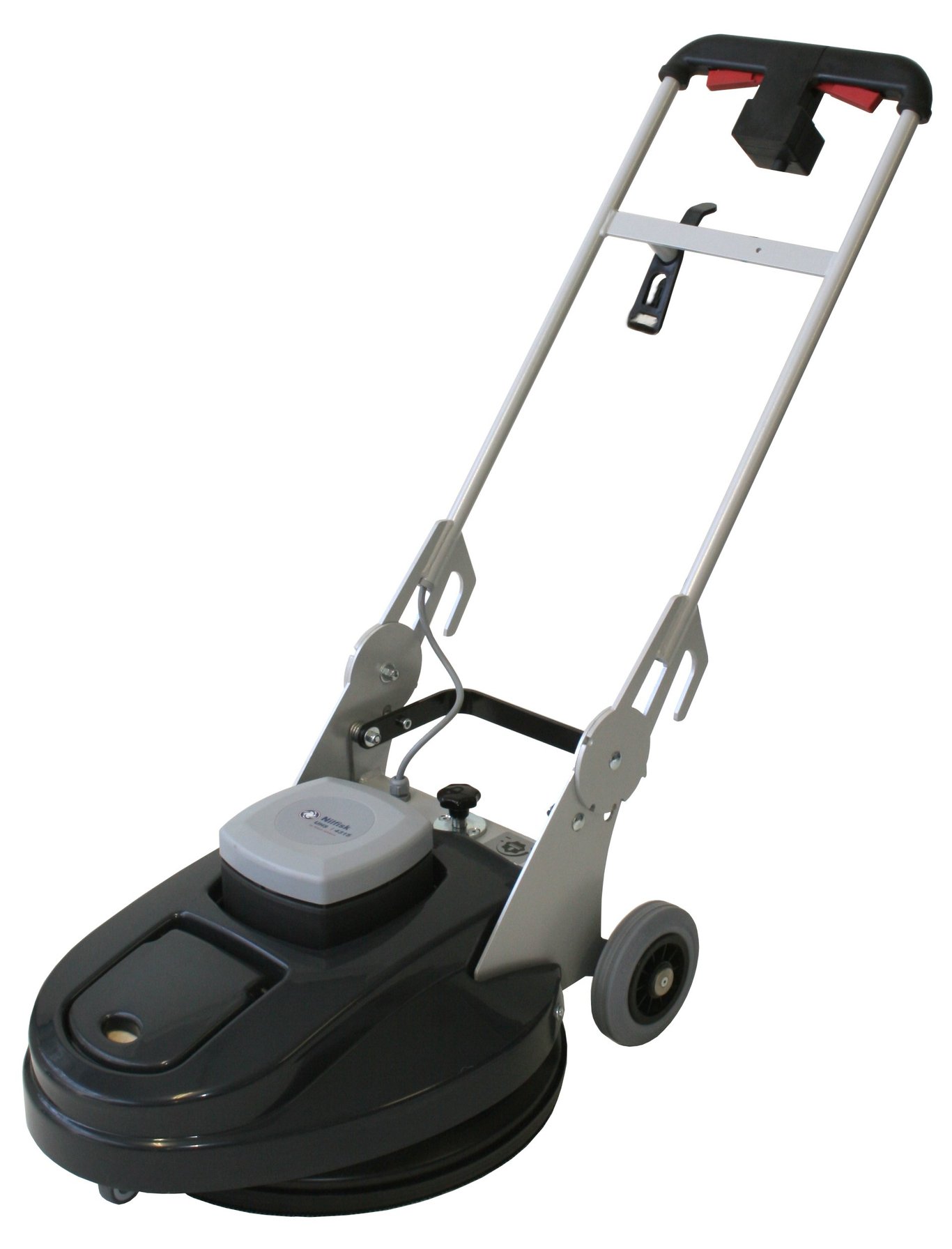 Polermaskin Nilfisk UHS 4315 17 tum med handtag och hjul för golvpolering