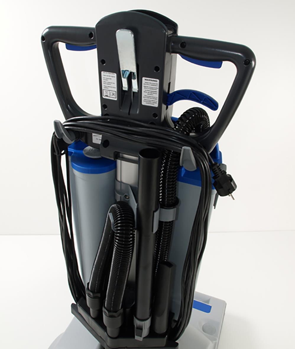 Borstvalsdammsugare Lindhaus LS 50 med handtag, sladd och munstycken för dammsugning