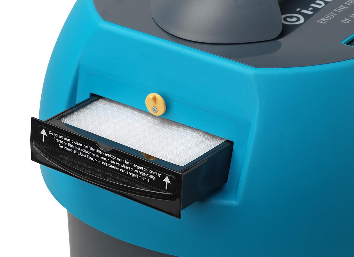 Dammsugare i-vac 9B utan i-power, nära filter