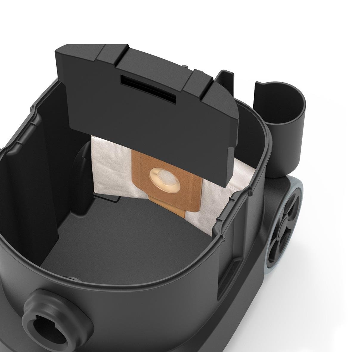 Dammsugare Sprintus ERA IGO ZERO batteridriven med påse och hjul